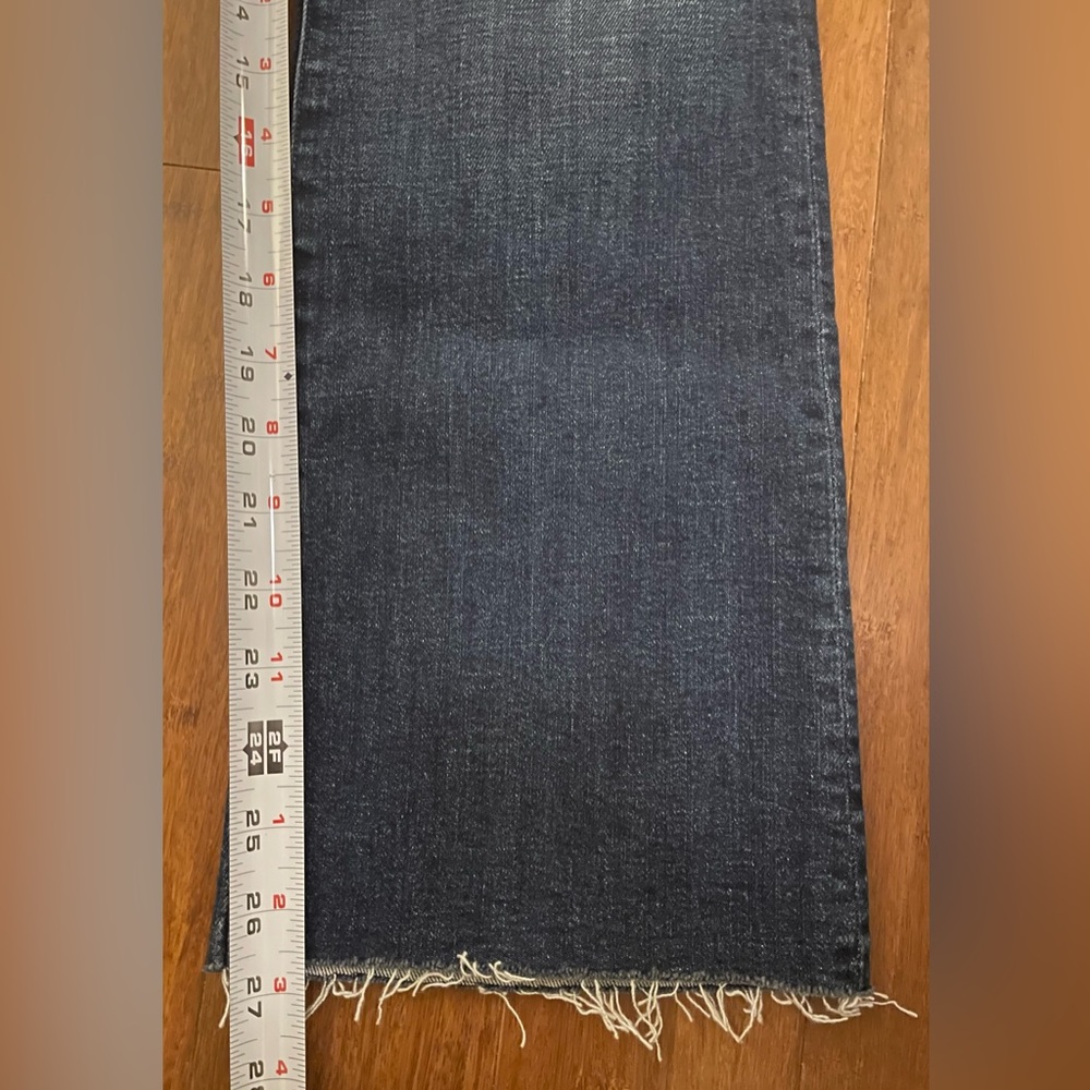 Mother Jeans Bootcut Ankle 26 Hustler Ankle Fray Lust for Life Luxury - Picture 14 of 16